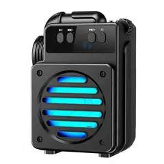 GENERICO - Mini Parlante Bluetooth Recargable Portatil Luces Led Gts1347