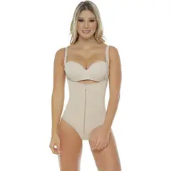 BODY PERFECT - Fajas mujer body senos libres body line control 1003 - piel