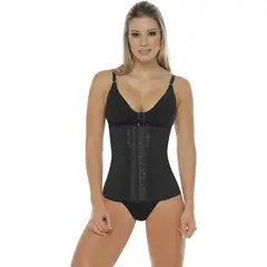BODY PERFECT - Fajas mujer cinturilla con neolatex body line control 4001 - negro