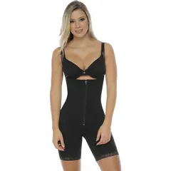 BODY PERFECT - Faja mujer capri control firme 1007 negro