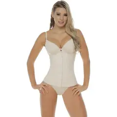 BODY PERFECT - Fajas mujer cinturilla látex 3001- piel