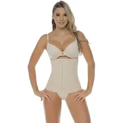BODY PERFECT - Fajas mujer cinturilla de powernet body line control 4010 - piel