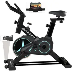 MAGNUX COMPANY - Bicicleta estática spinning negra.