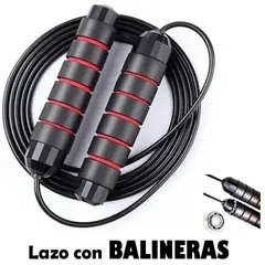 GENERICO - Lazo para saltar cuerda de velocidad guaya ajustable