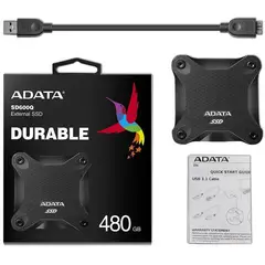 ADATA - SSD sd600q external ssd 480gb - negro
