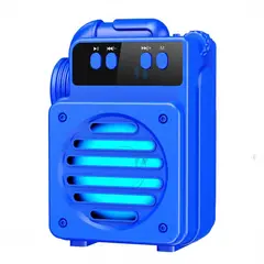 GENERICO - Mini Parlante Bluetooth Recargable Portatil Luces Led Gts1347
