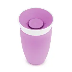 MUNCHKIN - Vaso Antiderrame Lila 10 Onzas 360° Miracle Cup -