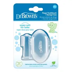 DR BROWNS - Cepillo de Dientes Dedo en Silicona Extra Suave Bebe