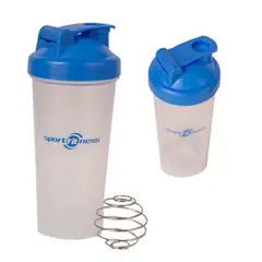 SPORTFITNESS - TERMO CMEZCLADOR PARA PROTEINA 600ML-SPORTFITNESS AZUL