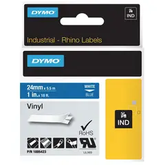 DYMO - Etiqueta Rhino Industrial en vinilo 24mm azul