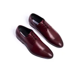 AMBITIOUS - Zapatos formales en cuero para hombre marca vinotinto