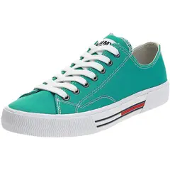 TOMMY HILFIGER - Tenis moda dama color azul turquesa
