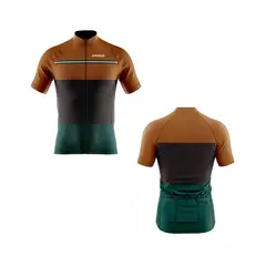 ARMAZI SPORT - JERSEY CICLISMO RUTA MTB BIKE CYCLING CAFE NEGRO.