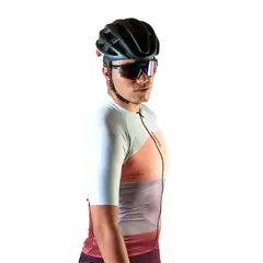 ARMAZI SPORT - JERSEY CICLISMO RUTA MTB BIKE CYCLING ELITE MANGA CORTA BLANCO VINO
