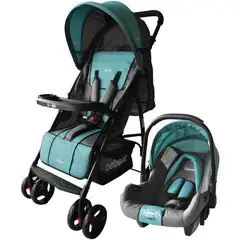 BEBESIT - Coche Bebé Travel System Summer Verde