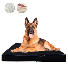 TECHCONFORT - Cama mascota en viscoelastica memory foam tamaño XXL Grande