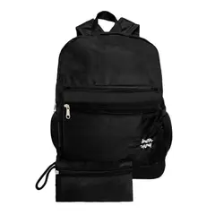 KARLA CHACON - Morral Casual Mediano Unisex Gaia Negro