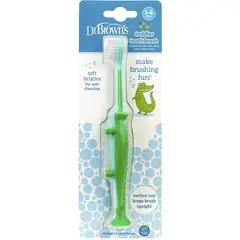 DR BROWNS - Cepillo Cocodrillo Verde