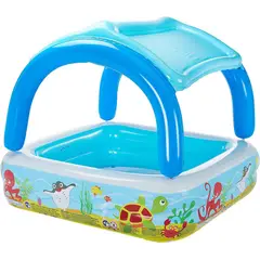 BESTWAY - Piscina Inflable Cuadrada 52192 265l Multicolor