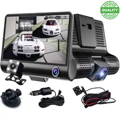 ONE PIXEL - Cámara Para Carro Dvr 3 Lentes 1080p Full Hd