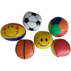 GENERICO - Balón antiestrés - pelota antiestrés – set de 6 unidades