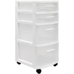 PLASTICOS MQ - Cajonero Gavetero Modular Eclypse 4 Niveles Marca Mq