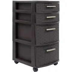 PLASTICOS MQ - Gavetero Modular Infinity 4 Niveles Marca Mq