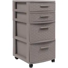 PLASTICOS MQ - Gavetero Modular Infinity 4 Niveles Marca Mq