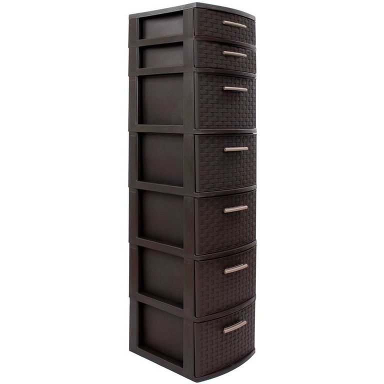 Imagen de Cajonero Organizador Modular 7 Niveles Tipo Rattan Marca Mq