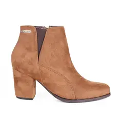 SANTORINI - Botines mujer tacón 6.5 alaina antelina