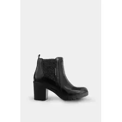 SANTORINI - BOTINES PARA MUJER BRINA CUERO VINOTINTO