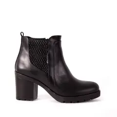 SANTORINI - Botines mujer tacón 7.5 brina cuero