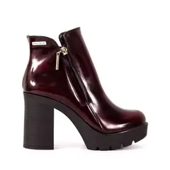 SANTORINI - Botines mujer tacón 9.5 jana cuero