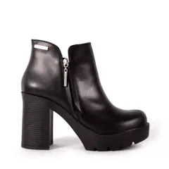 SANTORINI - Botines mujer tacón 9.5 jana cuero