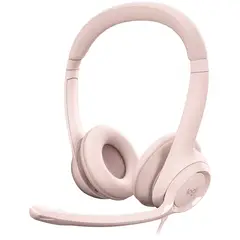 LOGITECH - Diadema Con Microfono Usb H390 Rosado