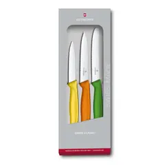 VICTORINOX - SET DE CUCHILLOS X3 PARA LEGUMBRES SC