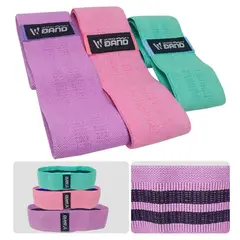 WONDER SPORT - SET BANDAS ELÁSTICAS TELA WONDER X3
