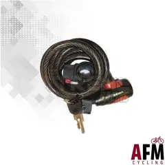 AFM - Candado guaya de llaves para moto bicicleta