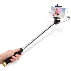 GENERICO - Palo de Selfie 78cm Selfie Stick Negro