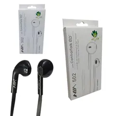 GENERICO - Audífonos con microfono Manos libres alta calidad NIA 502 Negro