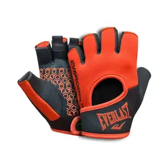 EVERLAST - GUANTES DE PESAS S HEATHER NARANJA