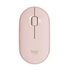 LOGITECH - Mouse Silencioso Bluetooth M350 Pebble Win Mac - Pink