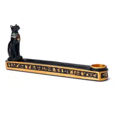 DAYOSHOP - Porta Incienso Egipcio Diosa Bastet Varitas De Incienso