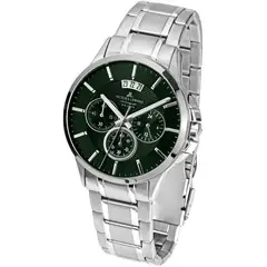 JACQUES LEMANS - Reloj hombre plateado JL con 5 Complementos Premium