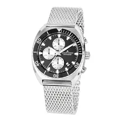 JACQUES LEMANS - Reloj hombre plateado JL con 5 Complementos Premium