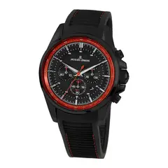 JACQUES LEMANS - Reloj hombre negro JL con 5 Complementos Premium