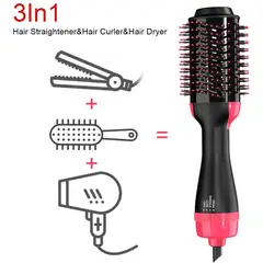 GENERICO - Cepillo alisador secador voluminizador cabello multifunción