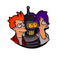 DAYOSHOP - Prendedor pin Futurama Bolsa Decorativa