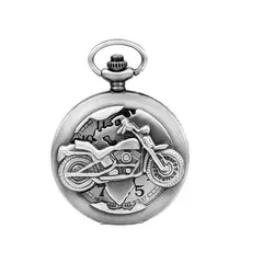 DAYOSHOP - Reloj Bolsillo Moto Harley Mas Estuche Mas Bateria