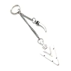 DAYOSHOP - Solitario Candonga Flecha Y Colmillo En Acero_.